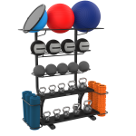 Precor Vitality Kettlebell and Accessory Storage